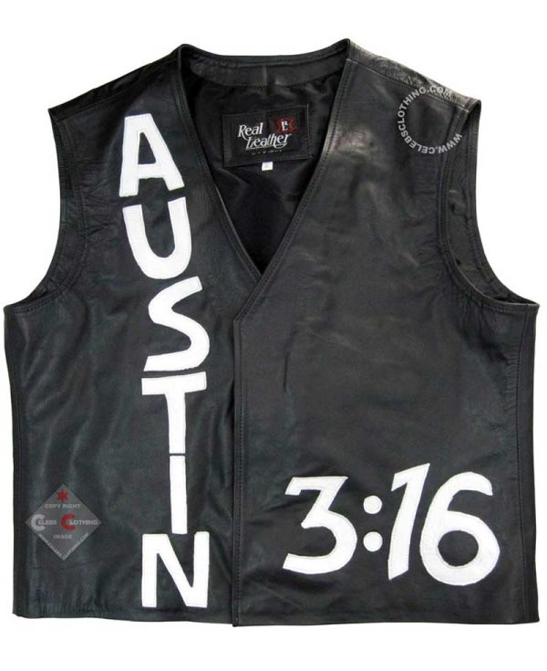 Stone Cold Steve Austin Leather Vest